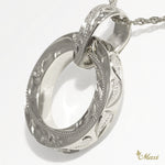 [Silver 925] -Hawaiian Engraved Circle Pendant (P0130)