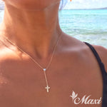 [14K Gold] Rosary Styled Necklace-Small*Made-to-order* (N-C0162+P1165)Newest
