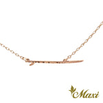 [14K Gold] Surfboard Necklace Short *Made-to-order* Newest