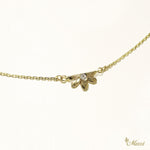 [14K Gold] Single Naupaka Flower Necklace