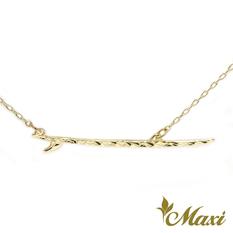 [14K Gold] Surfboard Necklace Long *Made-to-order* Newest