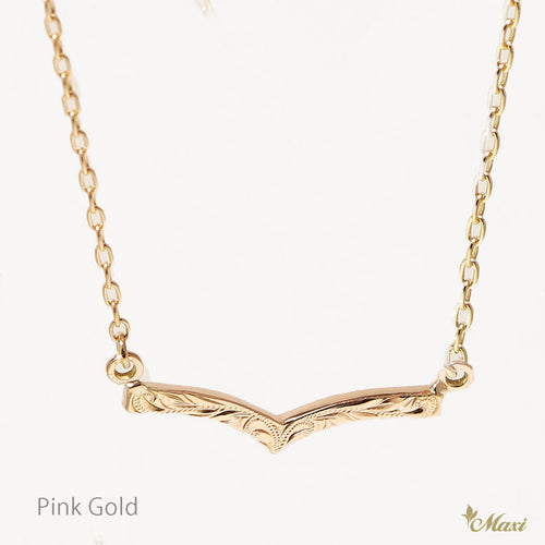 [14K Gold] Kohola Whale Tail Necklace Small *Made to order*(TRDSP)14金 ホエールテール ネックレス