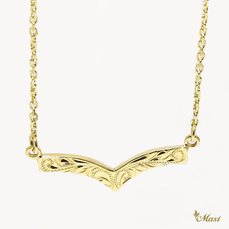 [14K Gold] Kohola Whale Tail Necklace Large *Made to order*(TRDSP) 14金 ホエールテール ネックレス